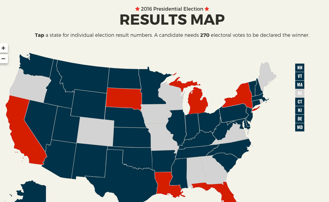 Elections Results Map