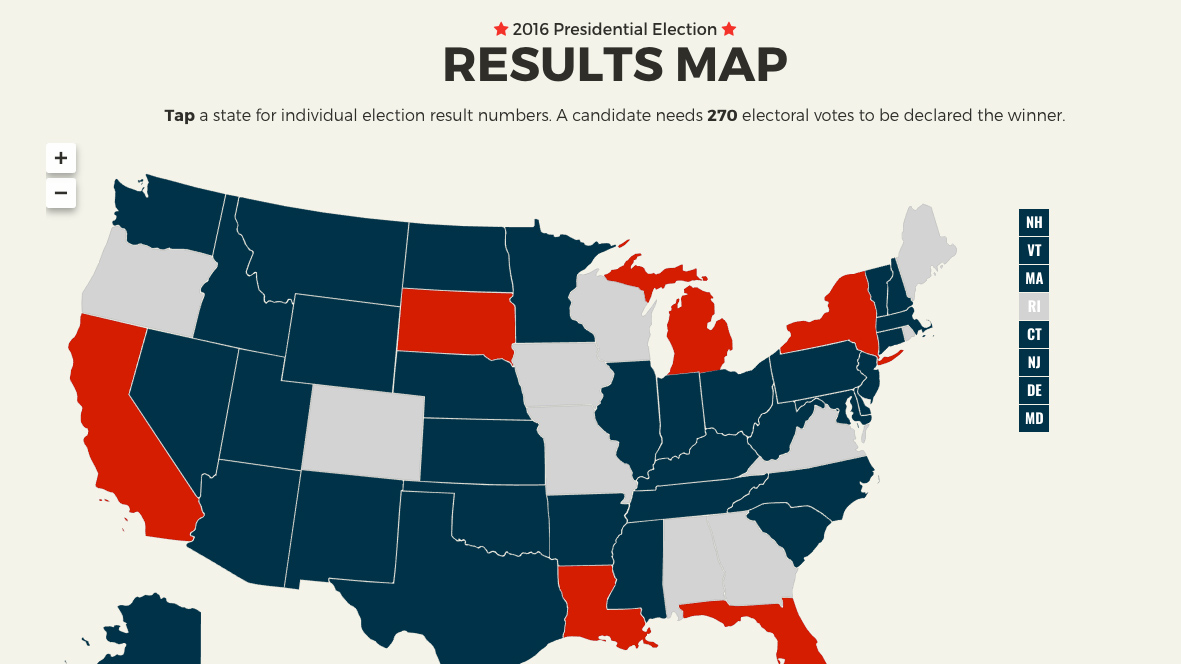 Elections Results Map